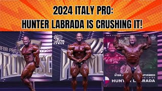 2024 Italy Pro Judging HUNTER LABRADA is CRUSHING IT [upl. by Nahtanod979]