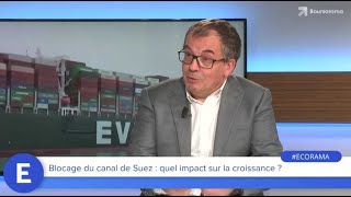 Blocage du canal de Suez  quel impact sur la croissance [upl. by Yruok892]