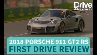 2018 Porsche 911 GT2 RS First Drive Review  Drivecomau [upl. by Atiuqcir]