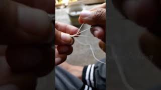 Most powerfull fishing Knot  how to tie a swivel for fishing fishing fishingknot swivel [upl. by Orvah]