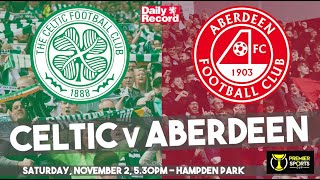 Celtic v Aberdeen live stream TV and kick off details for Premier Sports Cup semi final clash [upl. by Kramnhoj]