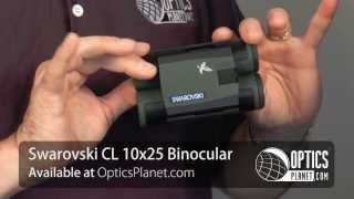 Swarovski CL10x25 Pocket Binocular  OpticsPlanetcom Product in Focus [upl. by Ardin]