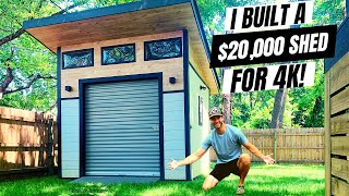 I Transformed my Shed and so can you  Introduction to the Modern Shed Build Series [upl. by Litsyrk]