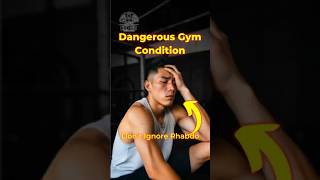 Rhabdomyolysis The Hidden Gym Danger You Need to Know Max Out shorts fitness motivation gym [upl. by Ardnua]