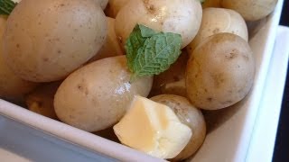 Making minted new potatoes [upl. by Eugenie]