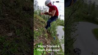 Top rope solo with Edelrid Pinch amp Micro Traxion on small «wall» [upl. by Durham384]