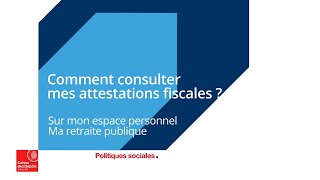 Comment consulter mon attestation fiscale [upl. by Kemme]