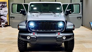 All New Jeep Wrangler Rubicon  Modern Offroad Luxury SUV  Review interior and Exterior [upl. by Anaeirb]