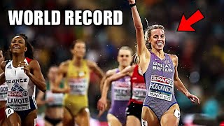 Keely Hodgkinsons Huge 800m World Record Attempt  2023 Liévin World Indoor Tour [upl. by Ellynn]