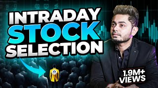 How to select Stocks for Intraday Trading  Trading Secrets  Anish Singh Thakur  Booming Bulls [upl. by Selinda]