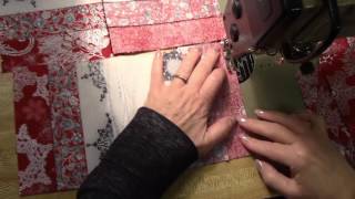 Jordan Fabrics Rail Fence Table Runner Tutorial [upl. by Normalie]