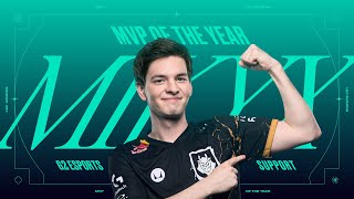 G2 Mikyx  2023 LEC MVP of the Year [upl. by Anaitsirk]