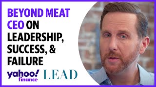 Beyond Meat CEO discusses leadership success failure and plant based food industry [upl. by Essirahs]