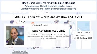 CART Cell Therapy Now and in 2030  Laboratory Medicine and Pathology in Individualized Medicine [upl. by Jared]