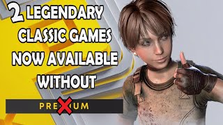 Two Legendary Classic Games Now Available Without A PS Plus Premium Subscription 🦖🧟 [upl. by Ahseenyt]