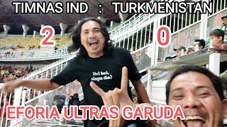 Eforia Ultras Garuda Ketika Timnas Mencetak Gol [upl. by Earissed]