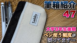 【無念の大学生】筆箱紹介 47 文房具好きなんだけど、正直ペンを使用する頻度が減ってます…。 [upl. by Jeffie]