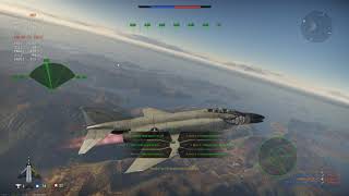 F4 Phantom 84kills War thunder Air Assault Arcade [upl. by Boyse]