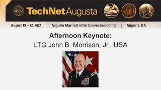 Afternoon Keynote with LTG Morrison [upl. by Kurt]