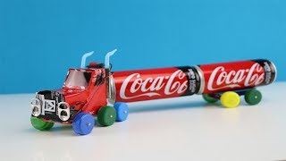 Wie baut man einen LKW aus Coca Cola Dosen der fahren kann [upl. by Fia]