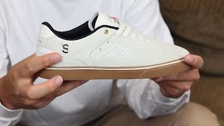 Emerica x Skateboard Mag Reynolds Vulc Low Skate Shoes Review  Tacticscom [upl. by Ellehcsor]