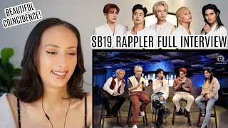 SB19 Rappler Live Jam REACTION [upl. by Legnaesoj]