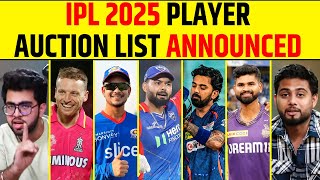 IPL 2025 PLAYER AUCTION LIST ANNOUNCED  KIS SET ME KAUN KISKO MILENGE KITNE CRORE [upl. by Krahling]