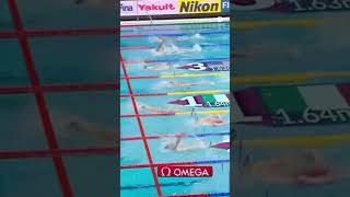 Thomas Ceccon Smashed The World Record swimming worldrecord ThomasCeccon swimmer [upl. by Gaiser]