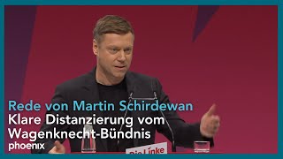 DIE LINKE Parteitag Rede des scheidenden Parteivorsitzenden Martin Schirdewan [upl. by Odlo159]