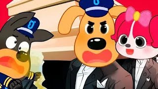 SHERIFF LABRADOR VS COFFIN DANCE SONG MEME COVER 2 [upl. by Naenej682]