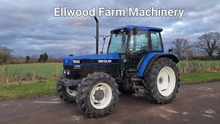 new holland 7840 ellwood farm machinery [upl. by Areem823]