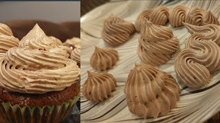 chocolate whipped cream frosting chocolate frosting frosting for cakes amp cup cakes [upl. by Heisser438]