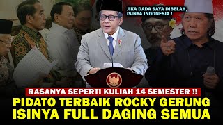 CERDAS GILA  Pidato Rocky Gerung TERBAIK dan Terbaru sepanjang Masa Hakikat Indonesia [upl. by Snow]