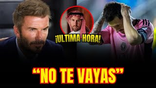 ¡ESCÁNDALO 🚨 INTER MIAMI BECKHAM y MESSI bajo INVESTIGACIÓN🚨TERROR FINANCIERO [upl. by Jefferey863]