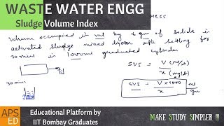 Sludge Volume Index SVI  Waste Water Engineering [upl. by Elleirbag499]