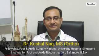 Plantar Fasciitis Causes amp Treatment by Dr Kushal Nag  CuraFootin [upl. by Fleischer214]