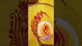 Handpainted kurta for diwali festival fabricart art handpainted kurta diwalispecial [upl. by Nariko]