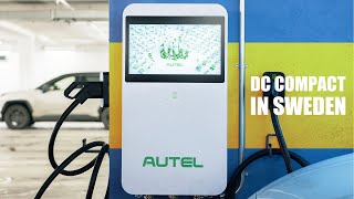 Autel MaxiCharger  First DC Compact Charger Installed in Sweden [upl. by Coh]