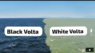 Black Volta meets White Volta in Ghana  Boundary Explain [upl. by Bradley]