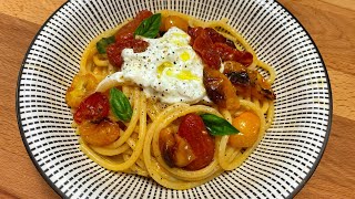 Ti preparo una pasta SUPER ESTIVA  Pomodorini confit e stracciatella [upl. by Benoite]