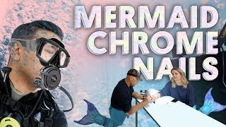 MERMAID CHROME NAILS DREAM STATE HOLO CHROME KIT  VLOG 107 [upl. by Bremer493]