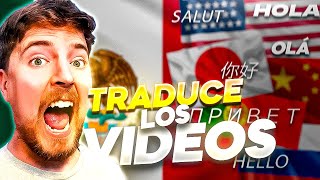 Como Traducir Videos de Ingles a Español con IA  RAPIDO y Facil [upl. by Mallin]