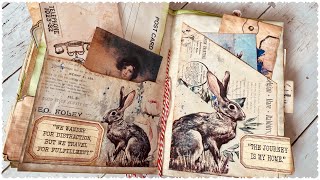 Spring Rabbit journal flip through [upl. by Burny]