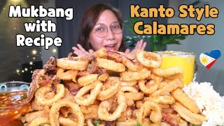 CALAMARES kanto style  Mukbang Philippines [upl. by Htebezile]