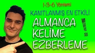 ALMANCA KELİME EZBERLEME YÖNTEMİ   Hafıza Teknikleri [upl. by Terrye]