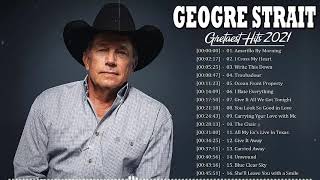 George Strait Greatest Hits  Top 20 Best Songs Of George Strait  George Strait Country Music [upl. by Anialam196]