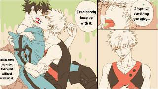 Bakudeku  Bakugou’s Dream About Midoriya 🍵 💥 English Comic Dub [upl. by Nalak]