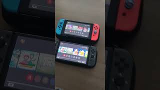 Comparando Nintendo switch OLED e Nintendo switch v1 nintendo nintendoswitch fyp mariobros [upl. by Rosenkranz541]