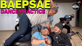 BTS  Baepsae Dance Practice 흥 ver REACTION [upl. by Awahsoj]