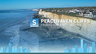 Brighton Peacehaven Part 1 Aerial 4K Drone View [upl. by Gloria822]